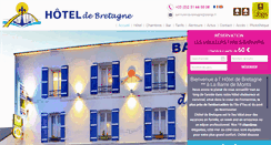 Desktop Screenshot of hoteldebretagnefromentine.com